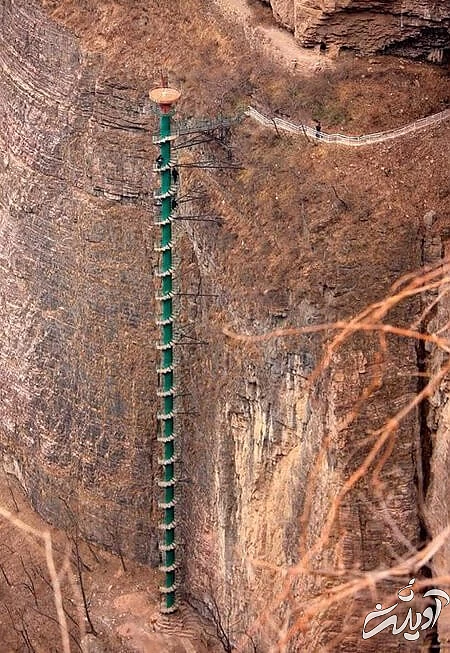 پلکان مارپیچ کوه تایهانگ چین ارتفاع پله ی کوه تایهانگ, کوه تایهانگ کجا قرار دارد, نحوه ی استفاده از پلکان کوه تایهانگ